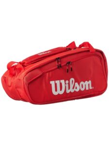 Bolso 12 Pack Wilson Super Tour Rojo Blanco