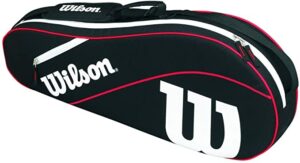 Bolso 3 Pack Wilson Advantage Negro Rojo