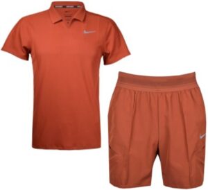 Conjunto Hombre Nike Ladrillo/Blanco