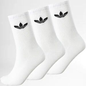 Medias Hombre Adidas (paquete de 3) Blanco/Negro