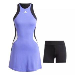Vestido Mujer Adidas con Short Lila/Negro