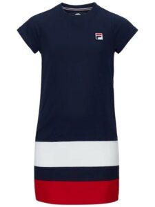 Vestido Niña Fila Azul Marino/Blanco/Rojo