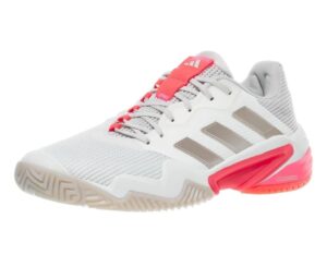 Zapatillas Mujer Adidas Barricade Blanco/Rosado