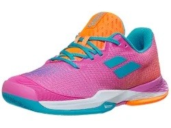 Zapatillas Niña Babolat Jet Mach III Rosado/Turqueza/Naranja