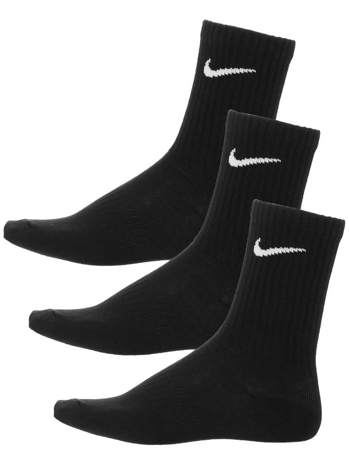 Medias Mujer Nike (paquete de 3) Negro/Blanco